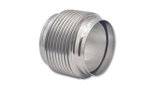Load image into Gallery viewer, Vibrant 68944 FITS: SS Bellow Assembly w/ Solid Liner 4in inlet/outlet ID x 4in overall L Electro Polished Flanges