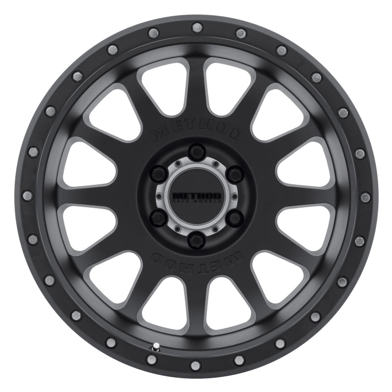 Method Wheels MR60521060524N FITS:Method MR605 NV 20x10 -24mm Offset 6x5.5 106.25mm CB Matte Black Wheel Wheels Cast