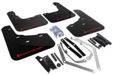 Rally Armor MF29-UR-BLK/RD FITS: 13-19 Ford Fiesta ST Black UR Mud Flap w/Red Logo Mud Flaps