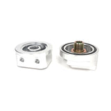 BLOX Racing BXGA-00115-PO FITS: Remote Oil Filter Relocation Kit Polished Oil Filter Blocks
