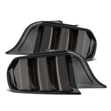 AlphaRex 655010 FITS: 15-23 Ford Mustang NOVA-Series Prismatic LED Tail Lights Alpha-Black Tail Lights