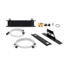 Mishimoto MMOC-WRX-01TBK FITS: Oil Coolers FITS: 02-05 Subaru WRX/STi Thermostatic Oil Cooler Kit Black Oil Coolers