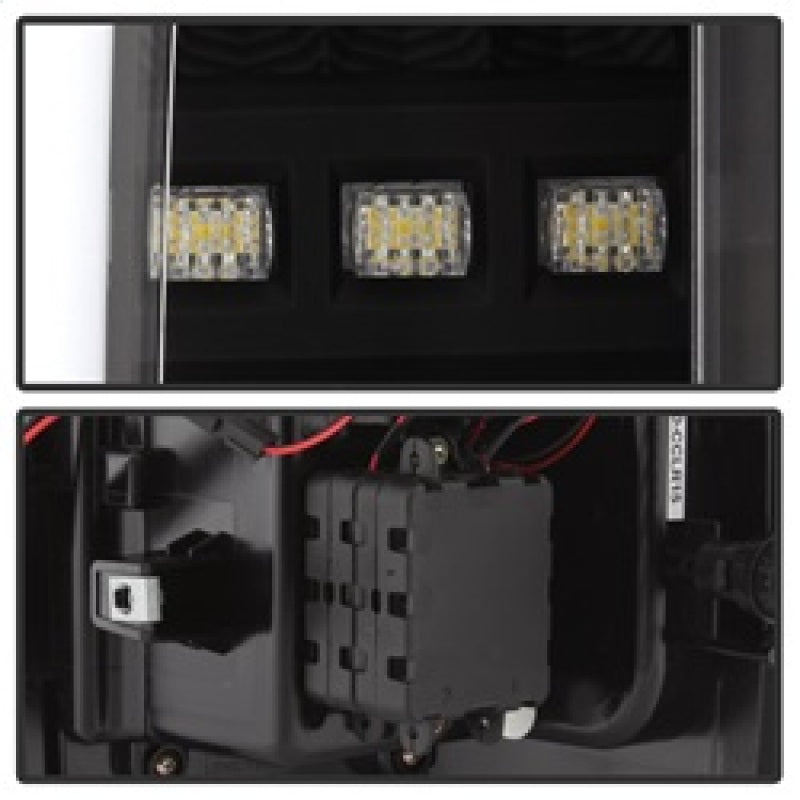 SPYDER 5084576 FITS: Chevy Colorado 2015-2017 Light Bar LED Tail Lights Black ALT-YD-CCO15-LED-BK Tail Lights