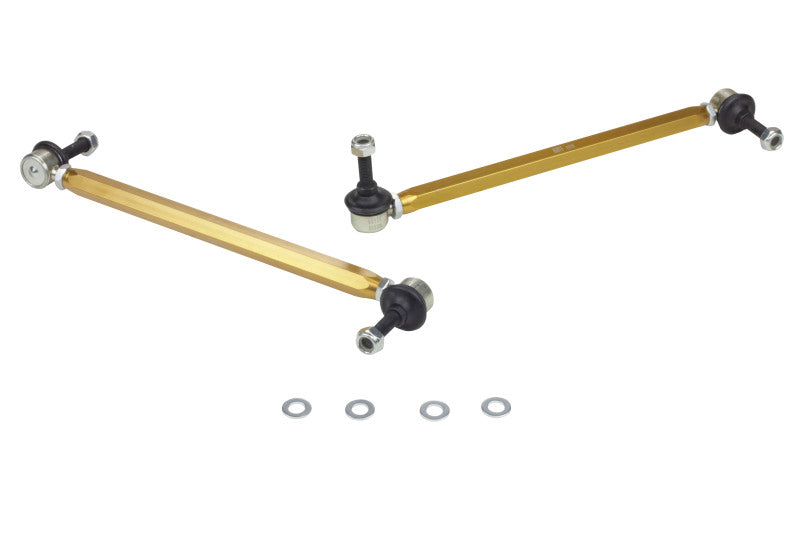 Whiteline KLC105 FITS: 02-06 R53 & 06+ R56 Mini Cooper S Front Swaybar link kit-adjustable ball end links Sway Bar Endlinks