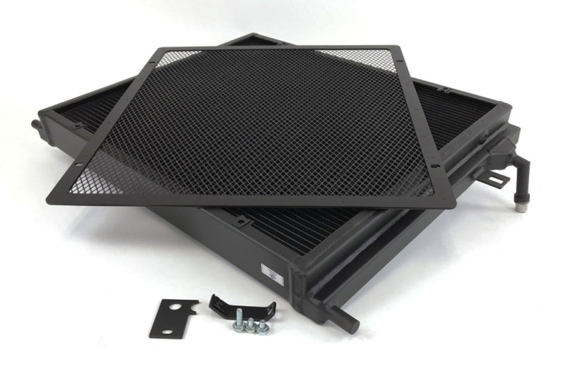CSF 8075V FITS: 2014+ BMW M3/M4 (F8X) Front Mount Heat Exchanger w/Rock Guard Black Radiators
