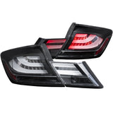 ANZO 321323 FITS: 2013-2015 Honda Civic LED Taillights Black Tail Lights