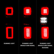 Load image into Gallery viewer, ANZO 311419 FITS: 19-21 Chevy Silverado Work Truck Full LED Taillights Chrome Housing Red Lens G2(w/C light Bars) Tail Lights