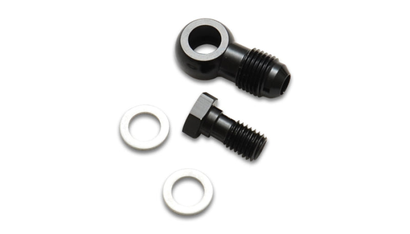 Vibrant 11526 FITS: -6AN Male Banjo Fitting 10mm x 1.25 Metric Aluminum w/2 Washers Fittings