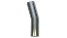 Load image into Gallery viewer, Vibrant 13128 FITS: 2.25in O.D. T304 SS 15 deg Mandrel Bend 5in x 5in leg lengths (3.375in Centerline Radius) Steel Tubing