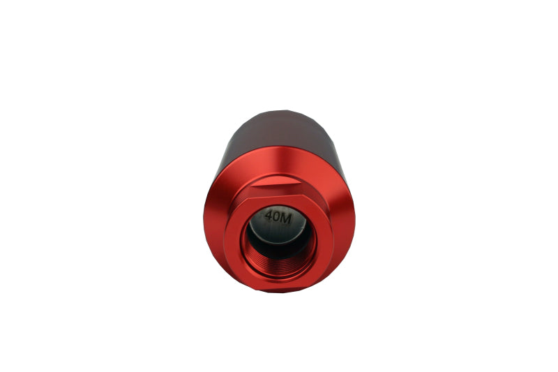 Aeromotive 12335 FITS: In-Line Filter AN-10 size 40 Micron SS Element Red Anodize Finish Fuel