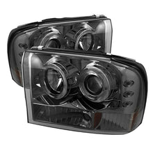 Load image into Gallery viewer, SPYDER 5010353 FITS: Ford F250 Super Duty 99-04 Projector Version 2 LED Halo LED Smke PRO-YD-FF25099-1P-G2-SM Headlights