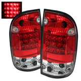SPYDER 5007872 FITS: Toyota Tacoma 01-04 LED Tail Lights Red Clear ALT-YD-TT01-LED-RC Tail Lights