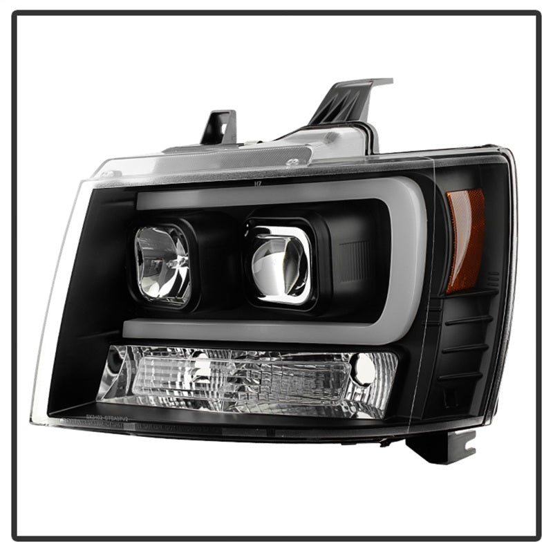 SPYDER 5082565 FITS: 07-14 Chevy Suburban/1500/2500/Tahoe V2 Projector Headlights Blk PRO-YD-CSUB07V2-DRL-BK Headlights