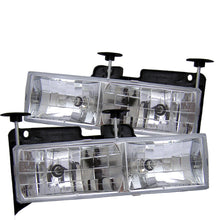 Load image into Gallery viewer, SPYDER 5012388 FITS: Chevy C/K Series 1500/2500 88-99/Chevy Tahoe 95-99Crystal Glass Headlights Chrm HD-YD-CCK88-C Headlights