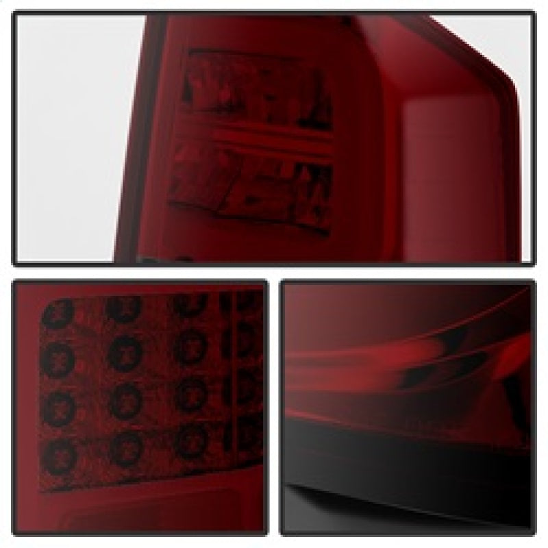SPYDER 5080189 FITS: Toyota Tundra 2014-2016 Light Bar LED Tail Lights Red Smoke ALT-YD-TTU14-LED-RS Tail Lights