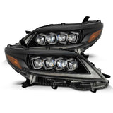 AlphaRex 880768 FITS: 2011+ Toyota Sienna NOVA LED Proj Headlights Plank Style Black w/Activ Light/Seq Signal/DRL Headlights