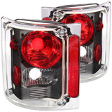 ANZO 211016 FITS: 1973-1987 Chevrolet C 10 Taillights Black Tail Lights
