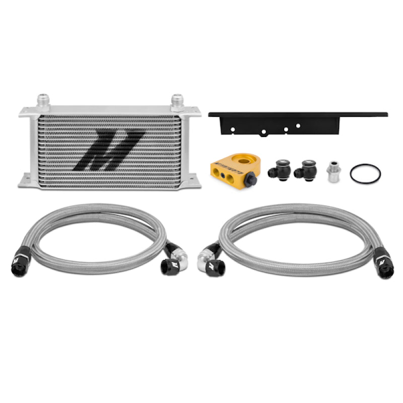 Mishimoto MMOC-350Z-03T FITS: 03-09 Nissan 350Z / 03-07 Infiniti G35 (Coupe Only) Oil Cooler Kit Thermostatic Oil Coolers