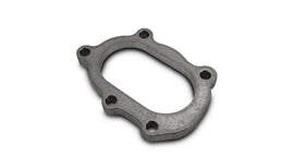 Vibrant 14480 FITS: GT25R / GT28R Discharge Flange with Oval Outlet (5 Bolt) Mild Steel 1/2in Thick Flanges