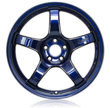 Gram Lights WGCRX38EEBP FITS: 57CR 18x9.5 +38 5x114.3 Eternal Blue Wheel Wheels Cast