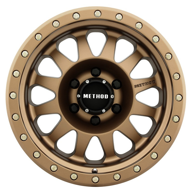 Method Wheels MR30478560900 FITS: Method MR304 Double Standard 17x8.5 0mm Offset 6x5.5 108mm CB Method Bronze Wheel Wheels Cast