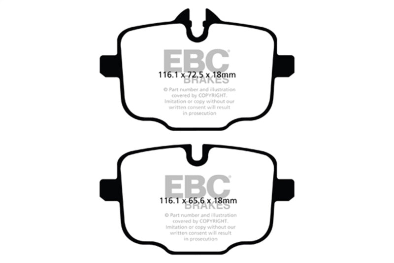 EBC DP42089R FITS: 2021+ BMW M3/M4 3.0TT (G80/G82/G83) Yellowstuff Rear Brake Pads Brake Pads Performance