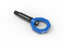 Load image into Gallery viewer, aFe 450-502001-L FITS: Control Front Tow Hook Blue BMW F-Chassis 2/3/4/M Other Body Components