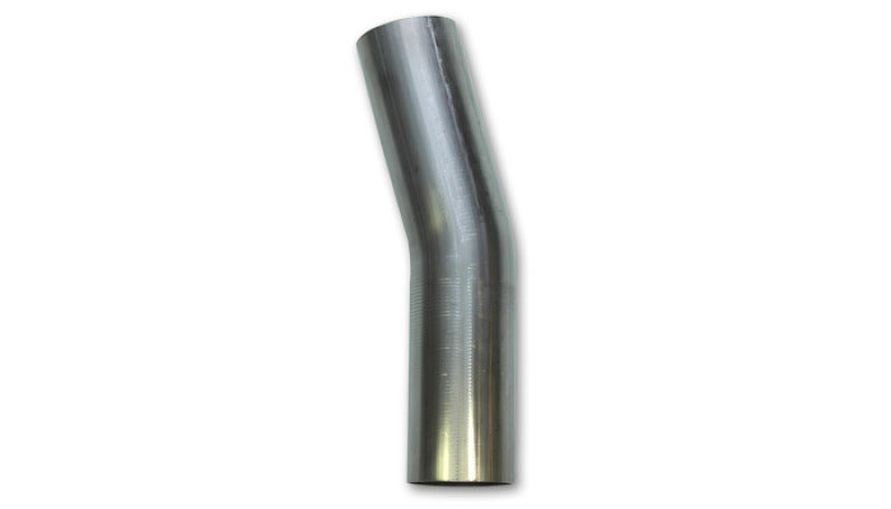Vibrant 13133 FITS: 3.5in OD T304 SS 15 Deg Mandrel Bend 5in Leg Length (5.5in Centerline Radius) Steel Tubing