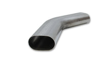 Load image into Gallery viewer, Vibrant 13192 FITS: 3.5in Oval (Nominal Size) T304 SS 45 deg Mandrel Bend 6in x 6in leg lengths Steel Tubing