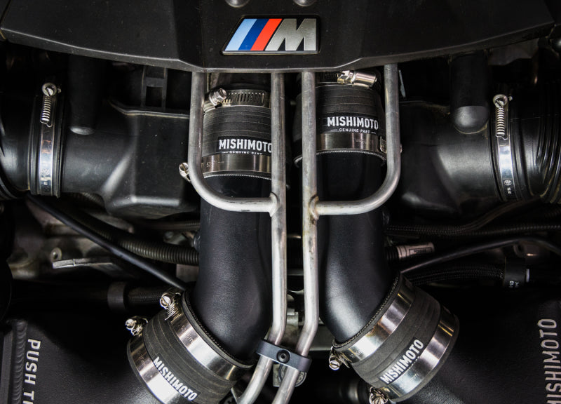 Mishimoto MMICP-F10-12MWBK FITS: Intercooler Pipe Kits FITS: 12-16 BMW F10 M5 Intercooler Pipe Kit Micro Wrinkle Black Intercooler Pipe Kits