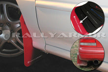 Load image into Gallery viewer, Rally Armor MF2-UR-RD/WH FITS: 93-01 Subaru Impreza RS Red UR Mud Flap w/ White Logo Mud Flaps
