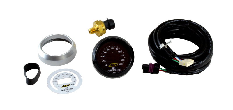 AEM 30-4407 FITS: 52mm Oil Pressure 150psi Digital Gauge Gauges