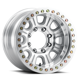 Raceline RT233-79581-32 FITS: RT233 Monster 17x9.5in / 8x170 BP / -32mm Offset / 130.81mm Bore Machined Beadlock Wheel Wheels Cast