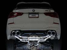 Load image into Gallery viewer, AWE Tuning 3025-42301 FITS: 20-25 BMW X3 M/M Comp (F97) AWD SwitchPath Axle-back Exhaust Chrome Silver Tips Axle Back