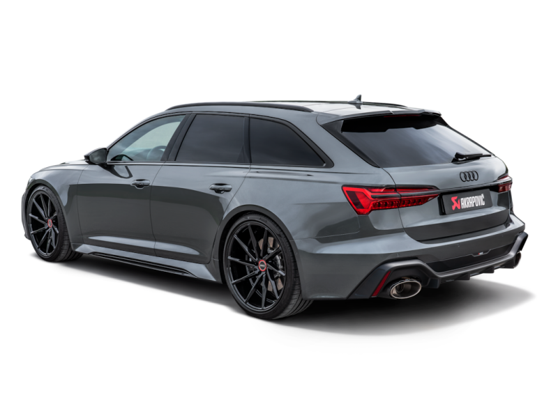 Akrapovic S-AU/T/2H FITS: 2023 Audi RS6 Avant (C8) Evolution Line Cat Back (Titanium) (Req Link Pipe Set) Catback