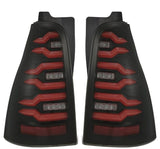 AlphaRex 690080 FITS: 03-09 Toyota 4Runner LUXX-Series LED Tail Lights- Black/Red Tail Lights