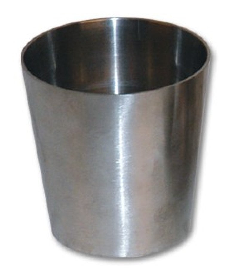 Vibrant 2692 FITS: 3.0in x 1.5in T304 Stainless Steel Straight Reducer 6in Length Steel Tubing