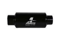 Load image into Gallery viewer, Aeromotive 12350 FITS: In-Line Filter 10AN 10 Micron Microglass Element Bright-Dip Black 2in OD Fuel Filters