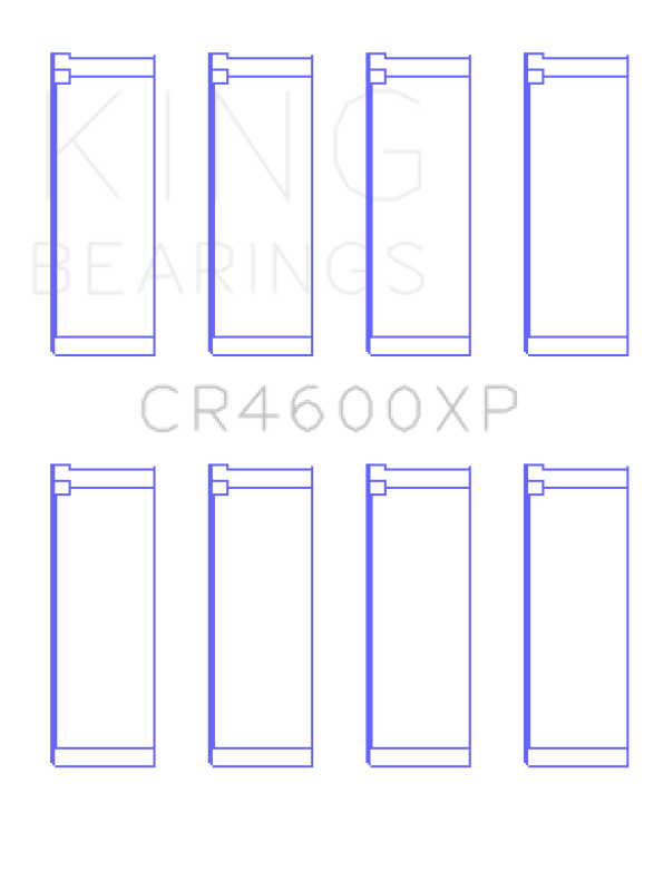 King Engine Bearings CR4600XP FITS: King 02-08 Mini Cooper S (R50,R53,R52) Performance Rod Bearing Set Bearings