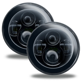 ORACLE Lighting 5769-504 FITS:Oracle 7in High Powered LED Headlights NO HALO Black Bezel Headlights