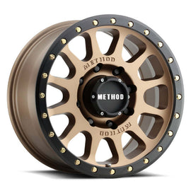 Method Wheels MR30578560925 FITS:Method MR305 NV 17x8.5 25mm Offset 6x5.5 108mm CB Method Bronze/Black Street Loc Wheel Wheels Cast