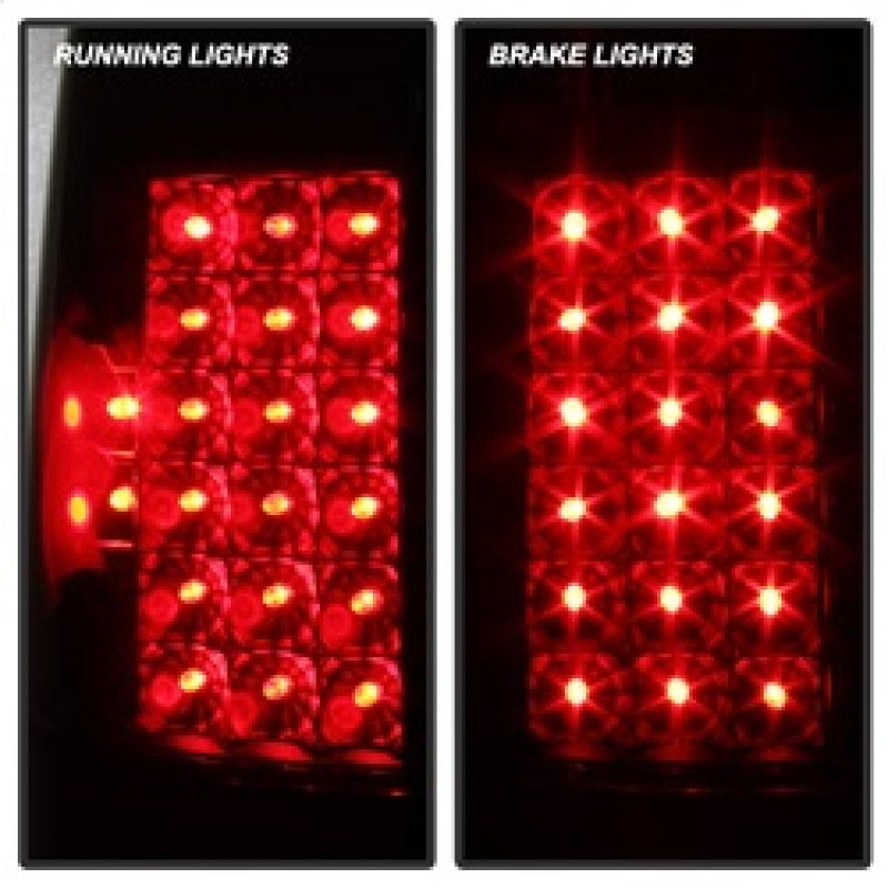 SPYDER 9027642 FITS:xTune Ford F250/350/450/550 Super Duty 99-07 LED Tail Lights Black Smoke ALT-JH-FF15097-LED-BKSM Tail Lights