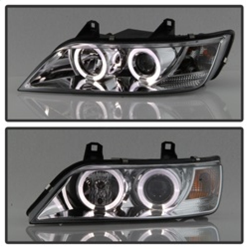 SPYDER 5009098 FITS: BMW Z3 96-02 Projector Headlights LED Halo Chrome High H1 Low H1 PRO-YD-BMWZ396-HL-C Headlights