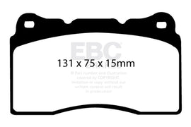 EBC DP21210 Brake Pads - Performance