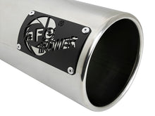 Load image into Gallery viewer, aFe 49T40501-P122 FITS: SATURN 4S 4in SS Intercooled Exhaust Tip Polished 4in In x 5in Out x 12in L Bolt-On Turbo Back