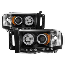 Load image into Gallery viewer, SPYDER 5009951 FITS: Dodge Ram 1500 02-05 03-05 Projector Headlights CCFL Halo LED Blk PRO-YD-DR02-CCFL-BK Headlights