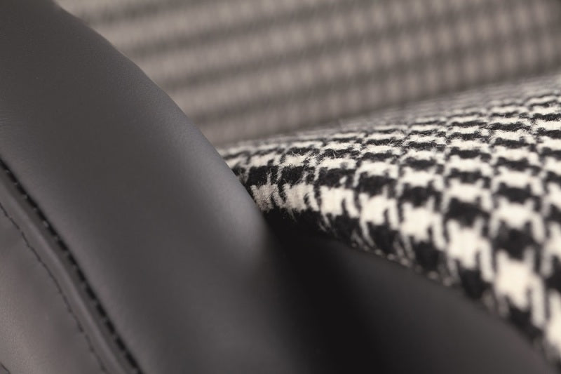 Recaro 087.00.0B25-01 FITS: Classic Pole Position ABE Seat Black Leather/Pepita Fabric Race Seats