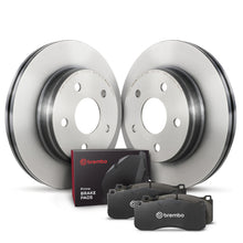 Load image into Gallery viewer, Brembo OE KT04426 FITS: 10-18 Audi A8 Quattro/13-18 S8 Rear Disc Brake Kit Brake Rotors OE