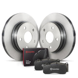 Brembo OE KT04308 FITS: 15-20 Audi A3 Quattro/15-20 S3/15-19 Golf R Front Disc Brake Kit Brake Rotors OE