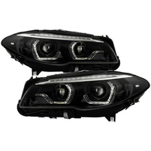 Load image into Gallery viewer, SPYDER 5088208 FITS: BMW 5 Series F10 11-13 Xenon/HID AFS Projector Headlights Black PRO-YD-BMWF10HIDAFS-SEQ-BK Headlights